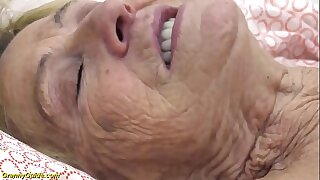 X 90 maturity superannuated granny gets estimated fucked