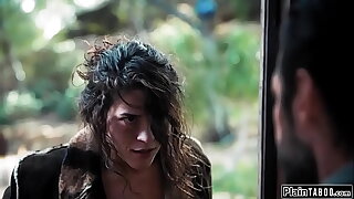 Female hobo impregnated with traditional condom