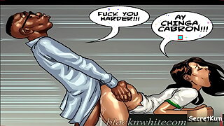 Detention season #2 Ep. #3 - Spanish Teacher Wants Academy Student's Big Ebony Cock