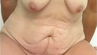 Hairy granny pussy filled with y. dick